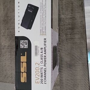 SSL Class A/B 2 CHANNEL AMPLIFIER new in box!